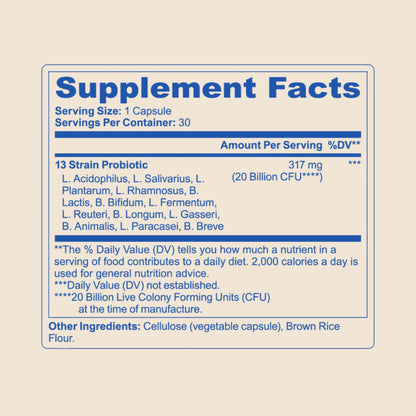 Probiotic 20 Billion